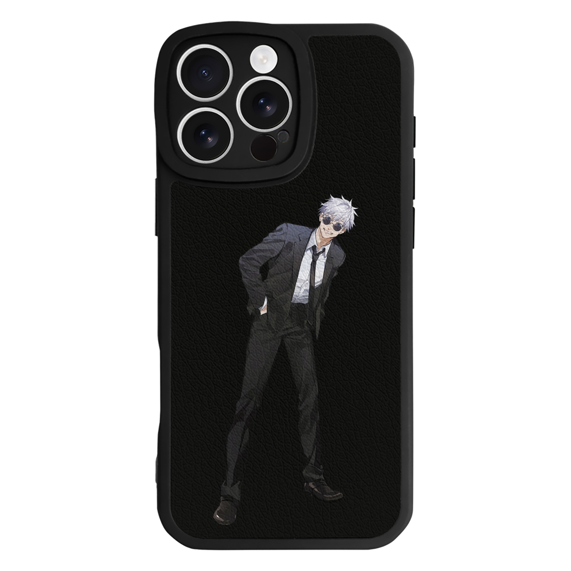 （画像用） 呪術廻戦 Jujutsu Kaisen 【iPhone 16シリーズ対応】シリコンスマホケース（レザー調） 材質：シリコン